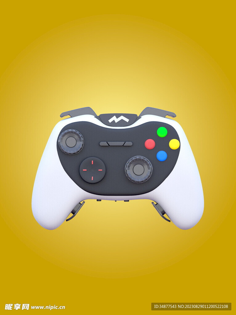 C4D游戏机建模渲染