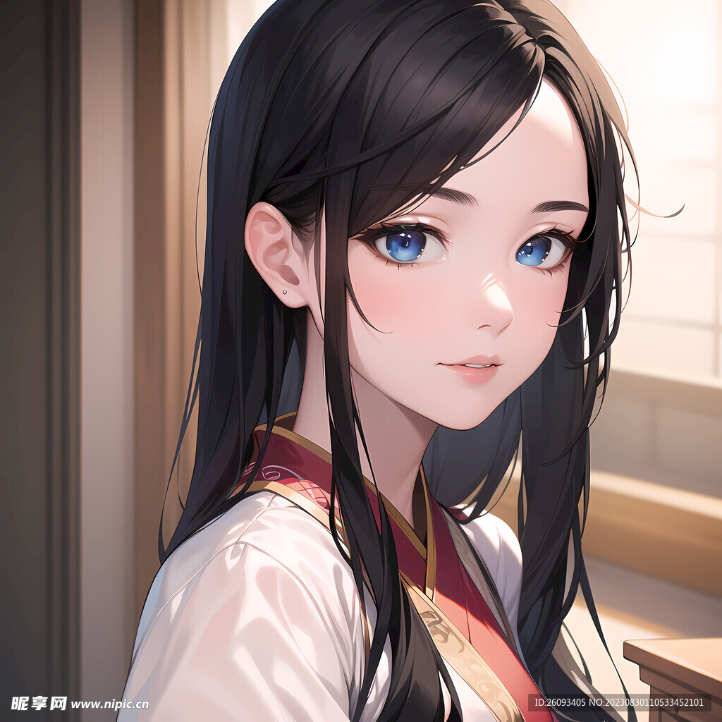 二次元动漫卡通女生头像汉服古风