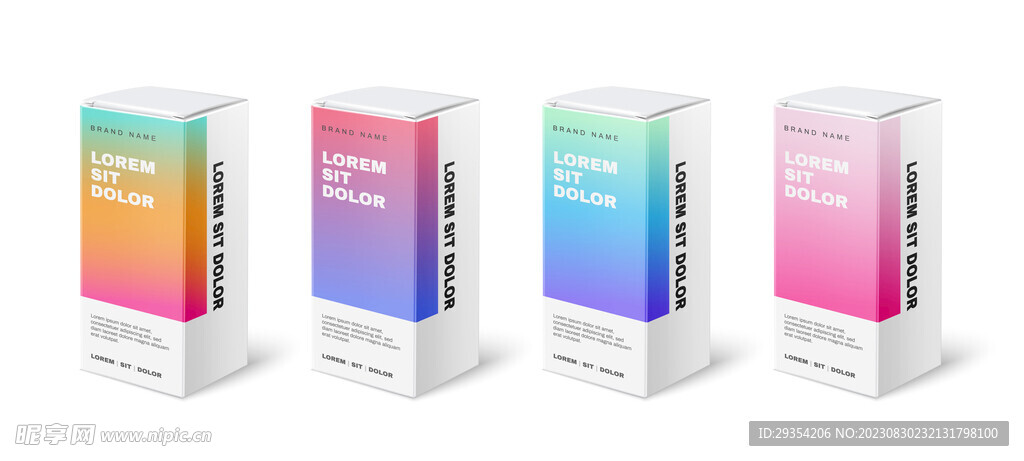 包装盒样机图片