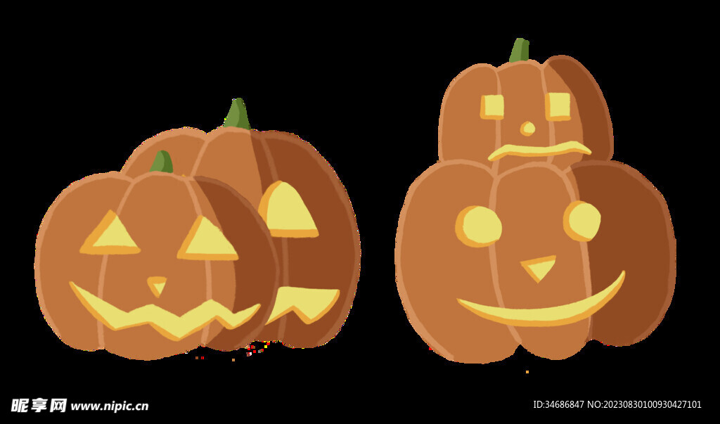 万圣节南瓜psd素材