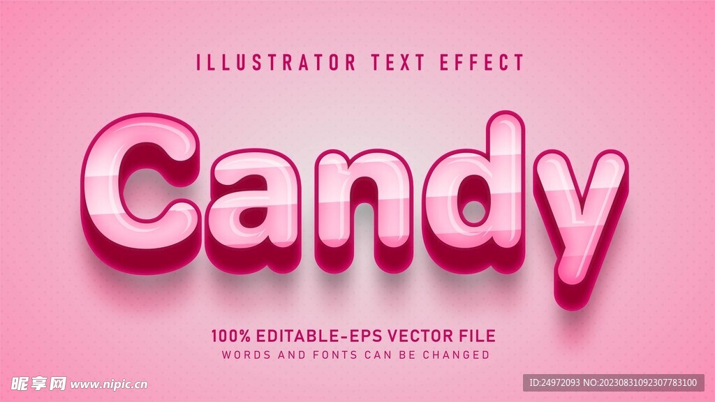 红色 立体字  字母  英文