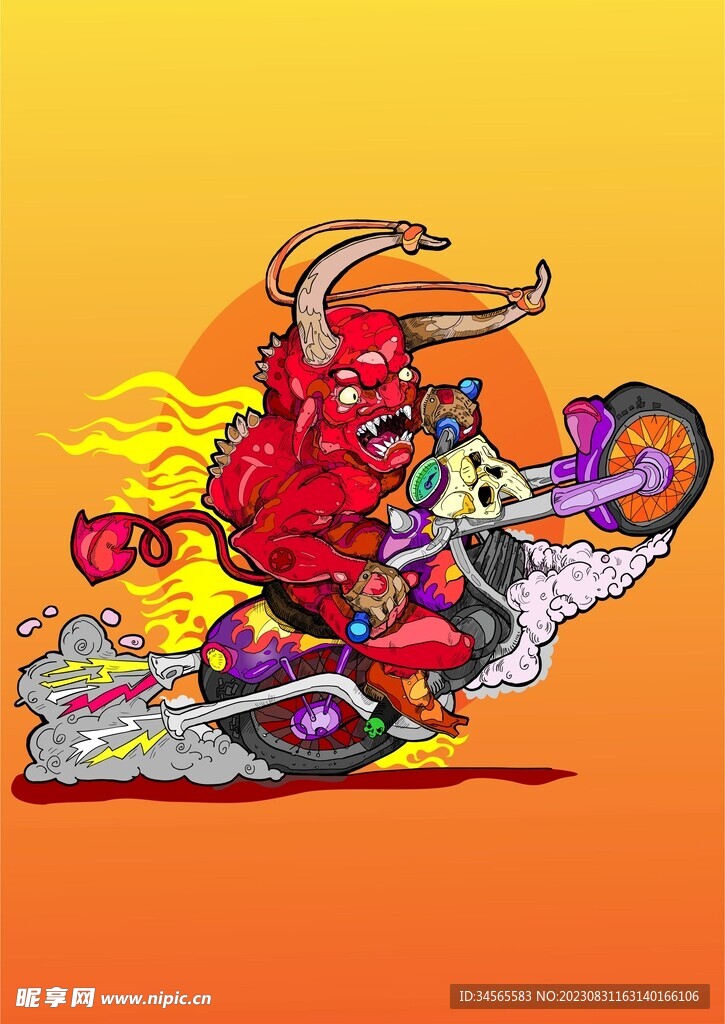 恶魔骑机车喷射