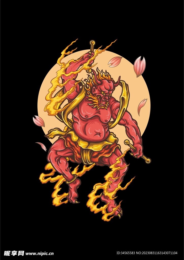 火焰怪物月亮之神