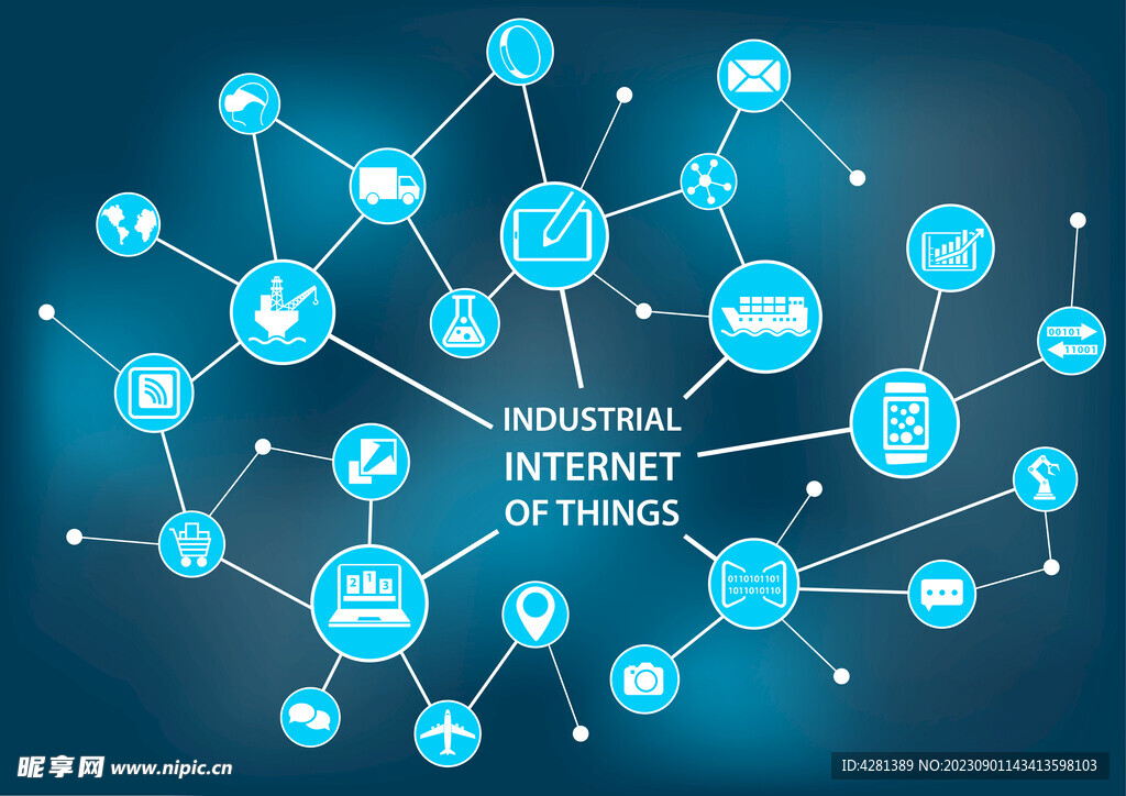 工业物联网图标