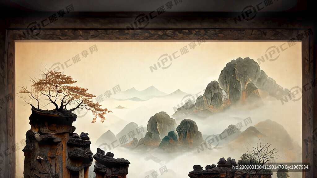 古色古香的汉简文化墙