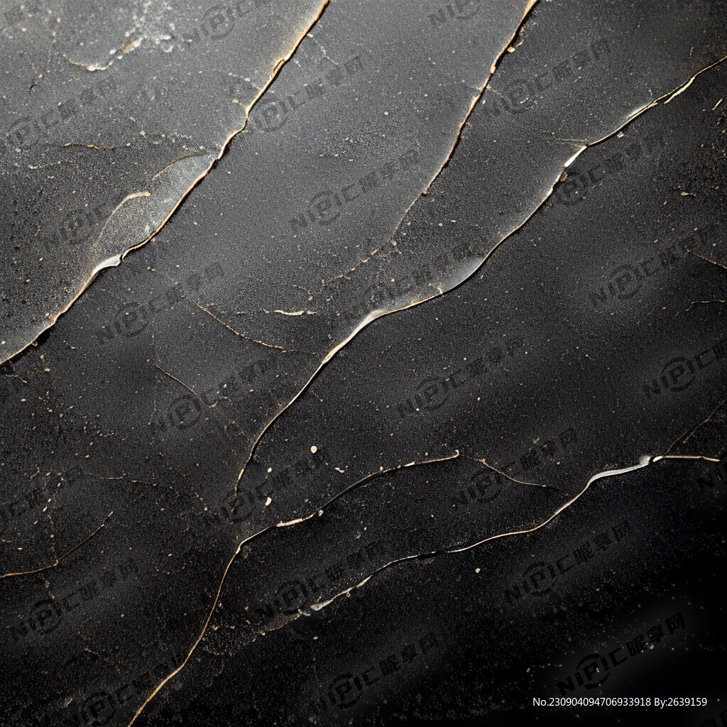 黑色陶瓷纹理的表面