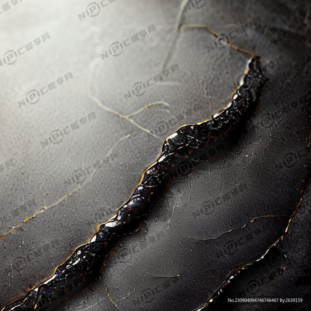 黑色陶瓷纹理的表面