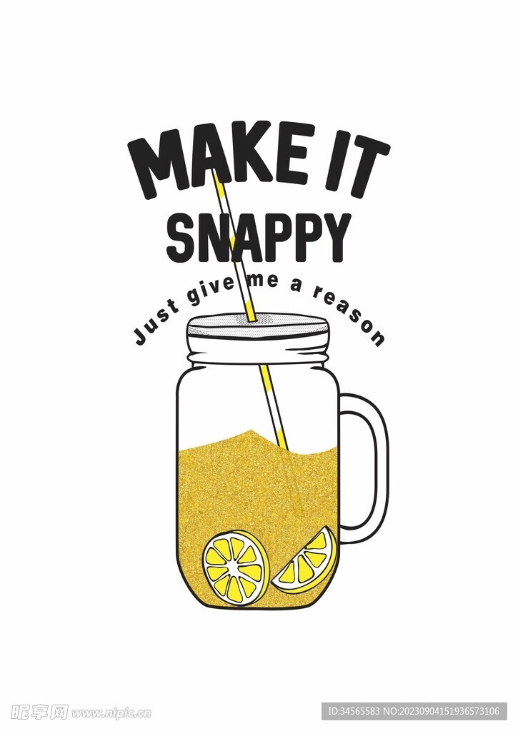 清爽夏日柠檬茶果汁