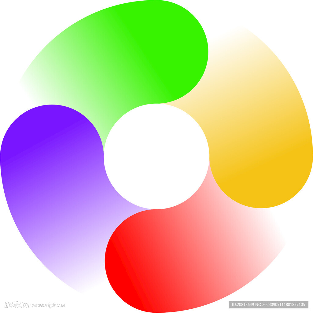 CDR做科技感旋转渐变