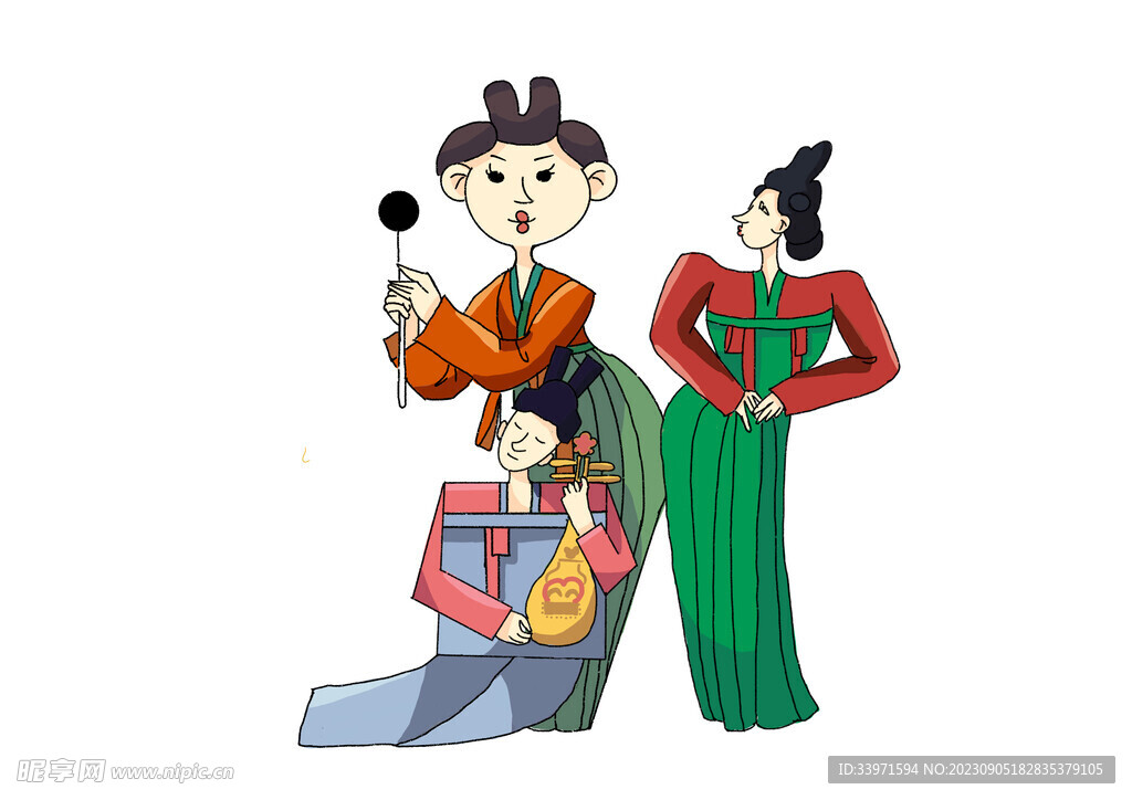 夸张风格插画作品