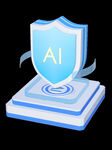 3D模型 AI盾牌