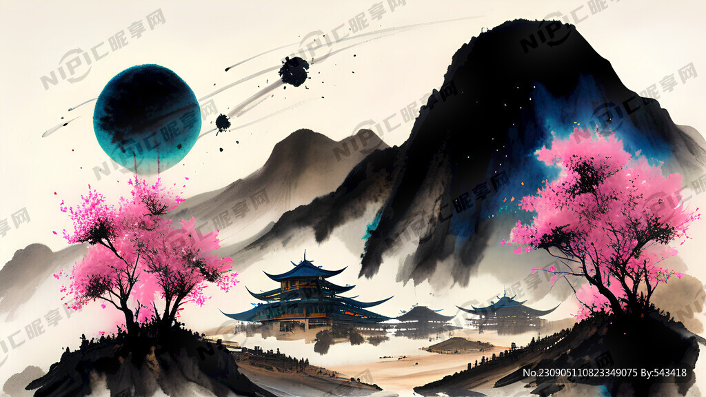 花木兰　战场　战争　中国画