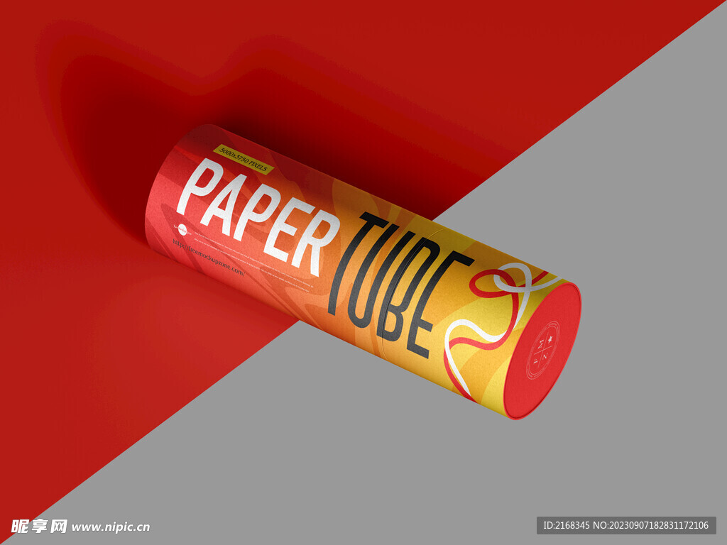 圆形纸巾盒样机