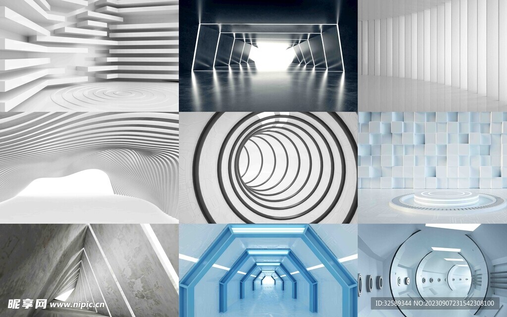 3D立体空间集合  