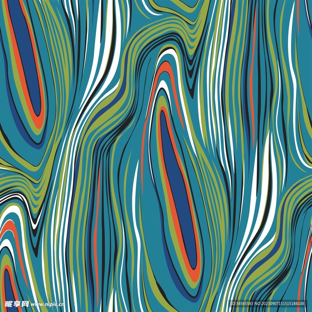 不规则图形 裸眼3D涂鸦