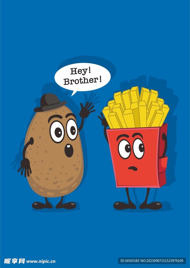 土豆薯条 小漫画