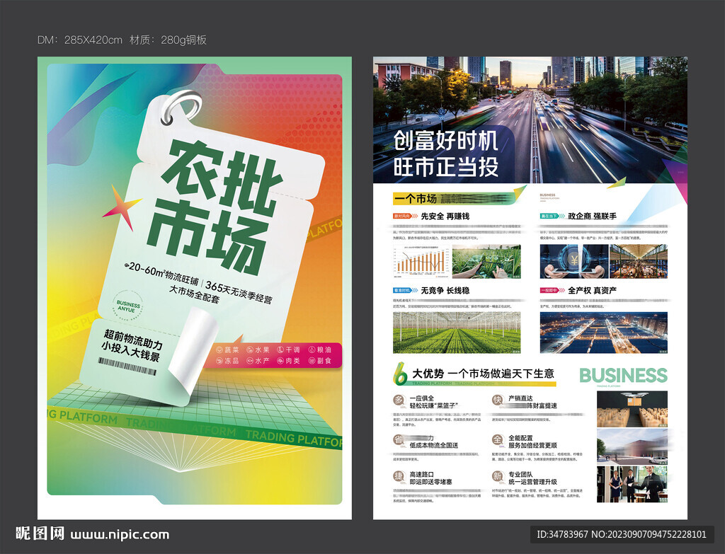 地产 农贸市场DM