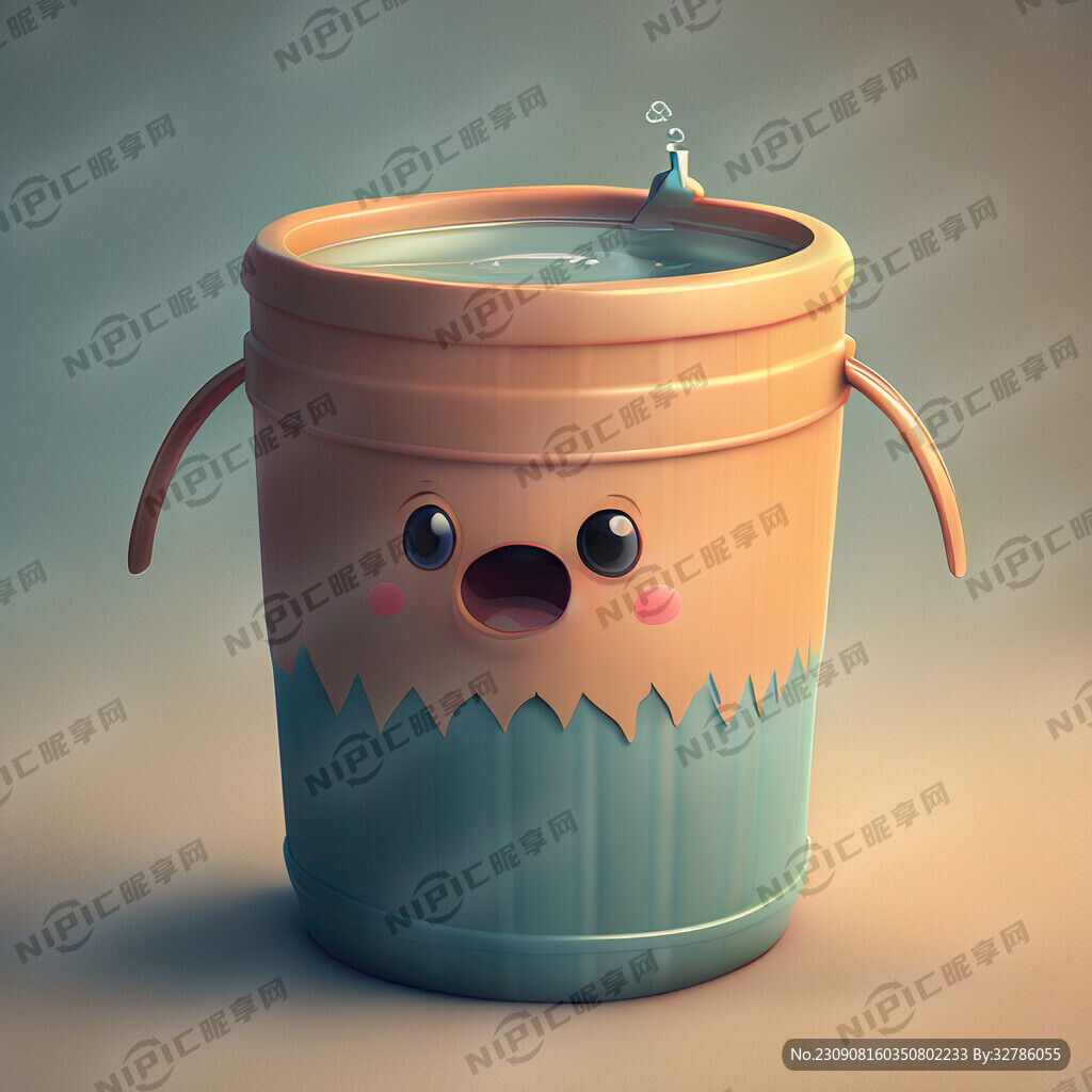 可爱的大水桶