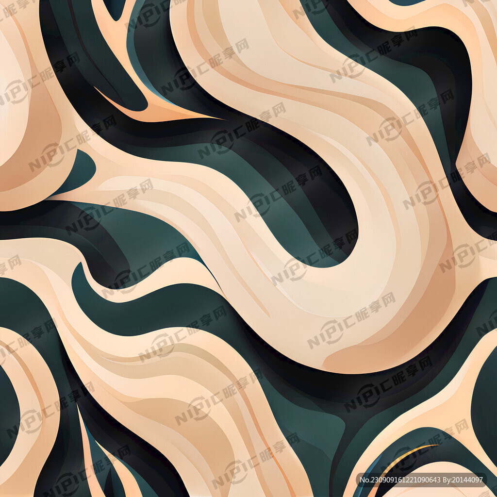 矢量三色无缝大理石纹理