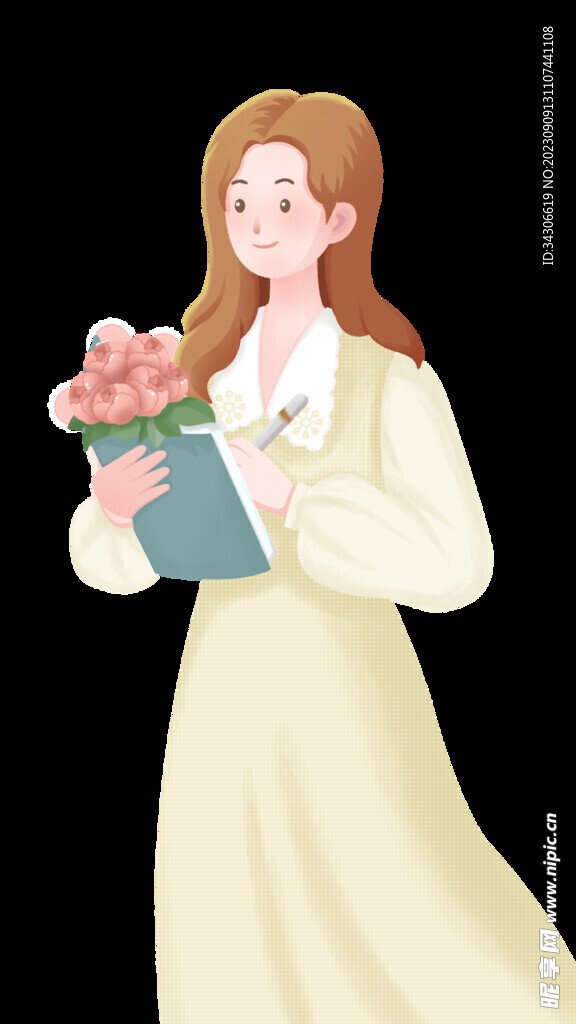 活力青年教师展板海报手绘插画