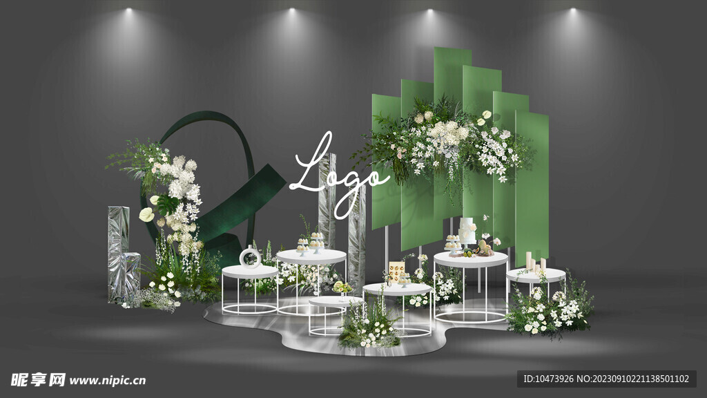 迎宾区婚礼效果图