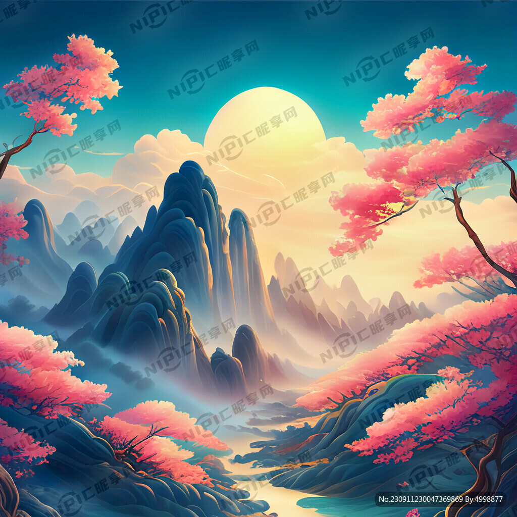 游戏梦幻唯美新中式风景 超高清