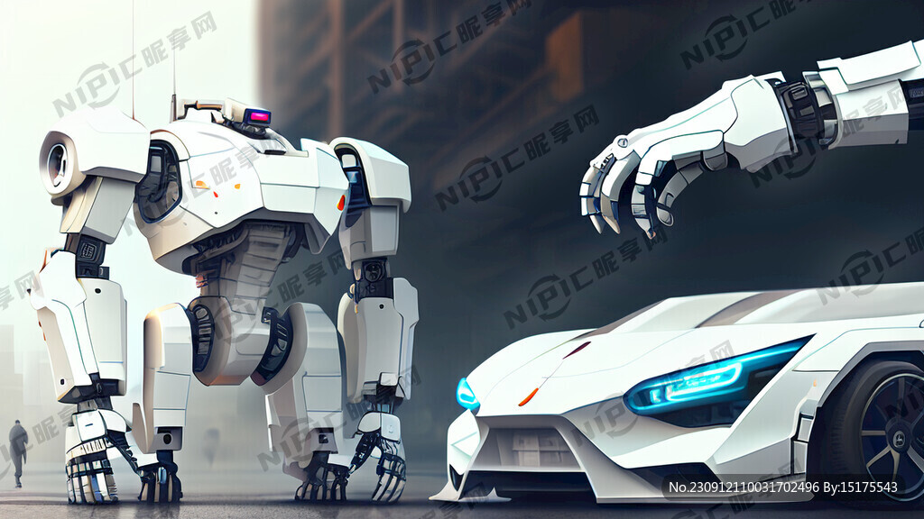 背景远景 未来科技 赛博朋克