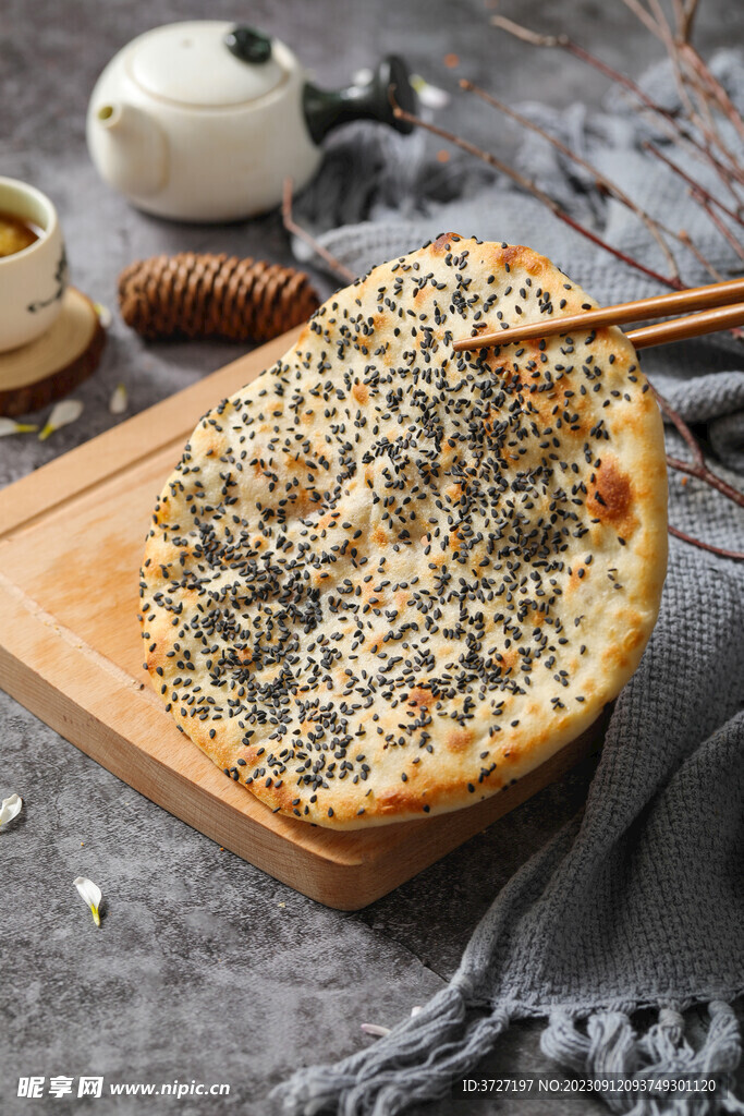 黑胡椒鸡肉烧饼