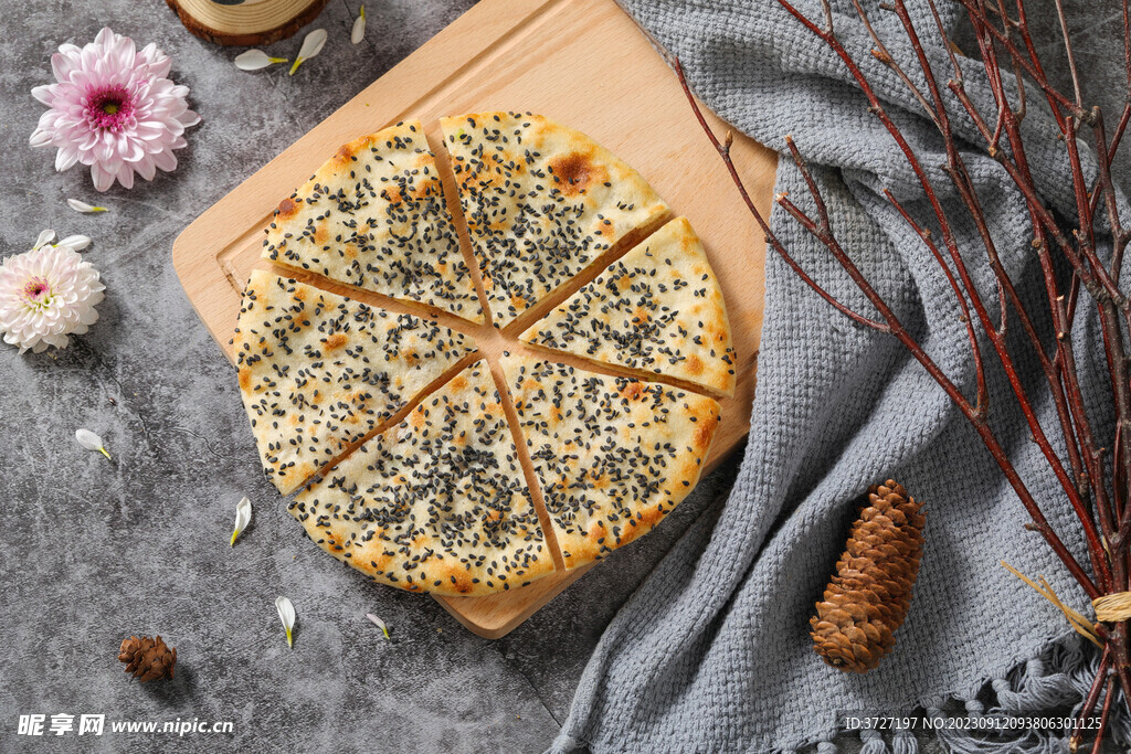 黑胡椒鸡肉烧饼