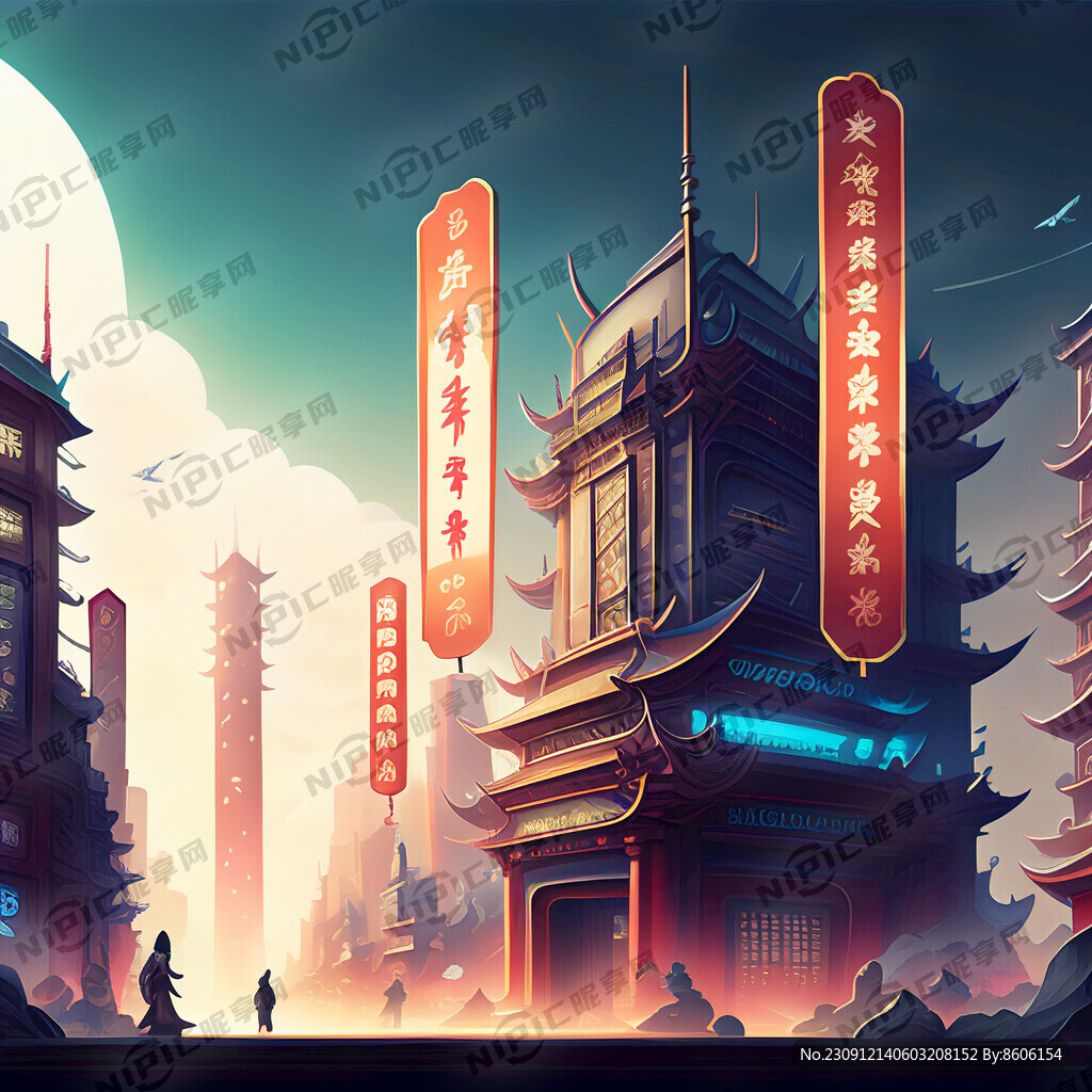 电子商城 广告牌 热血 网点纸