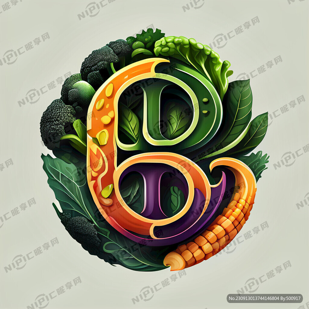 以素味季三个字设计一个标志