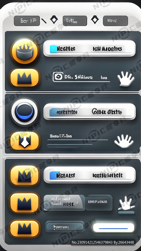 会员图标 登录 按钮 启动页面
