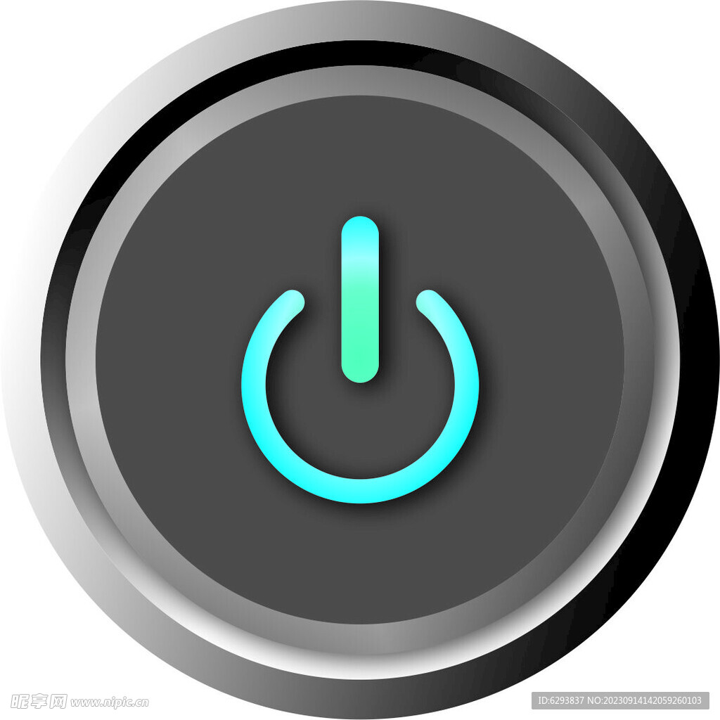 开关  矢量图   圆形  