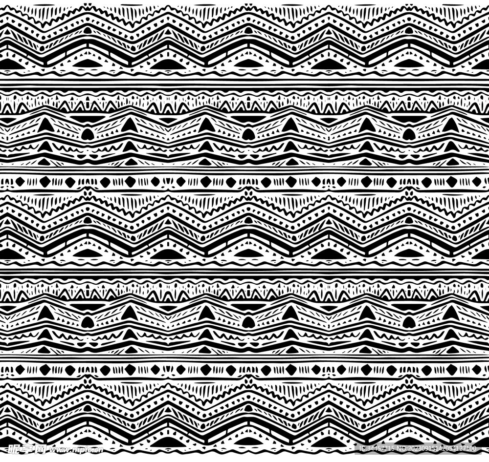 波西米亚风花纹背景