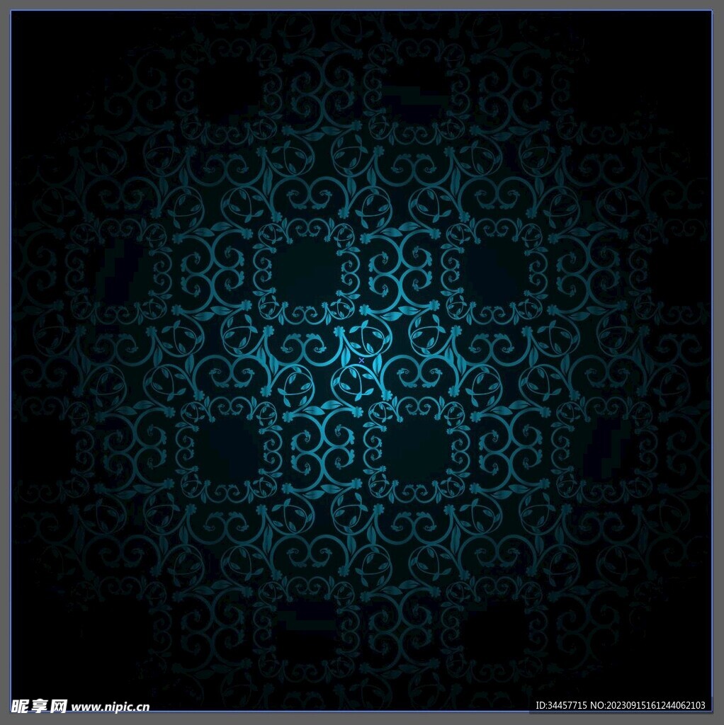 蓝色暗花纹背景