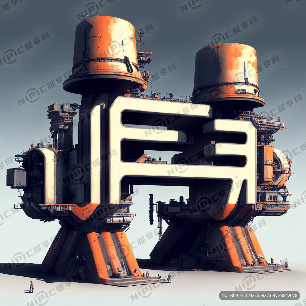 郭家土城 字体设计 科幻