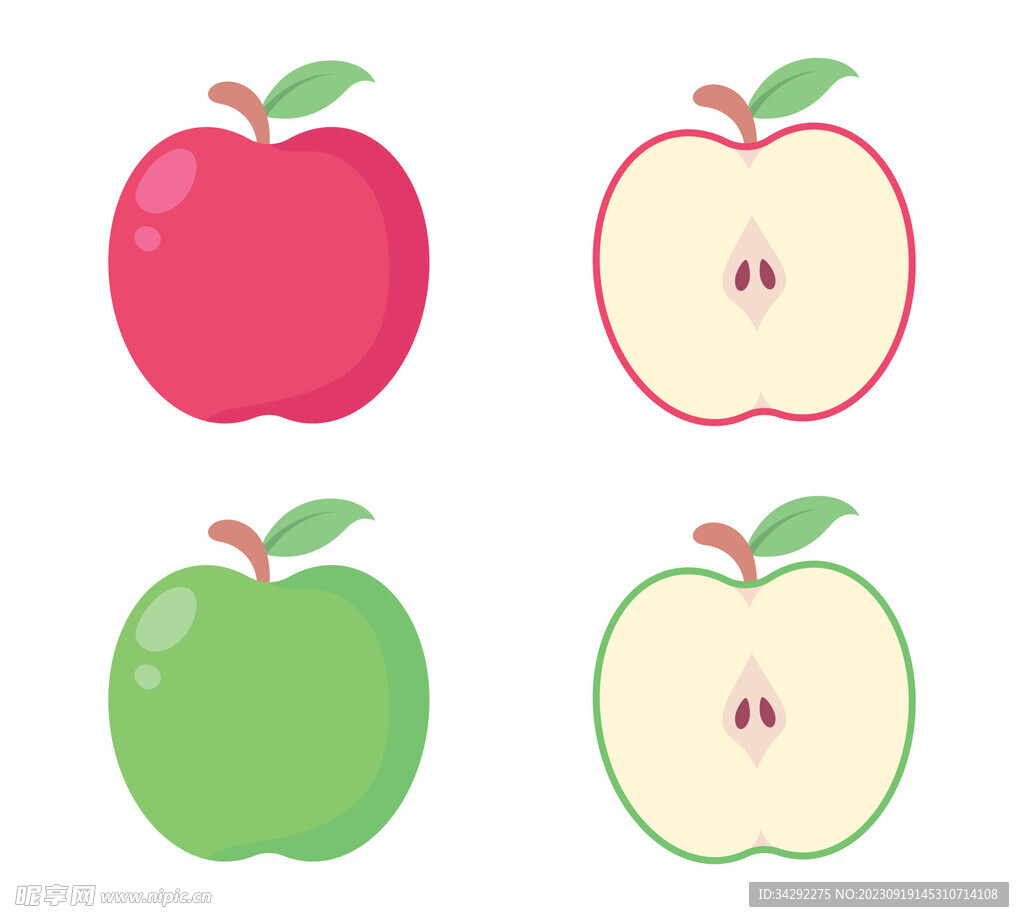 卡通苹果