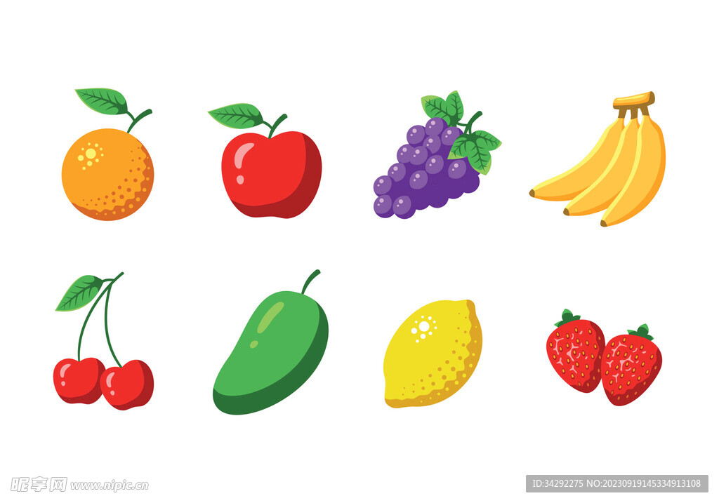 水果卡通素材