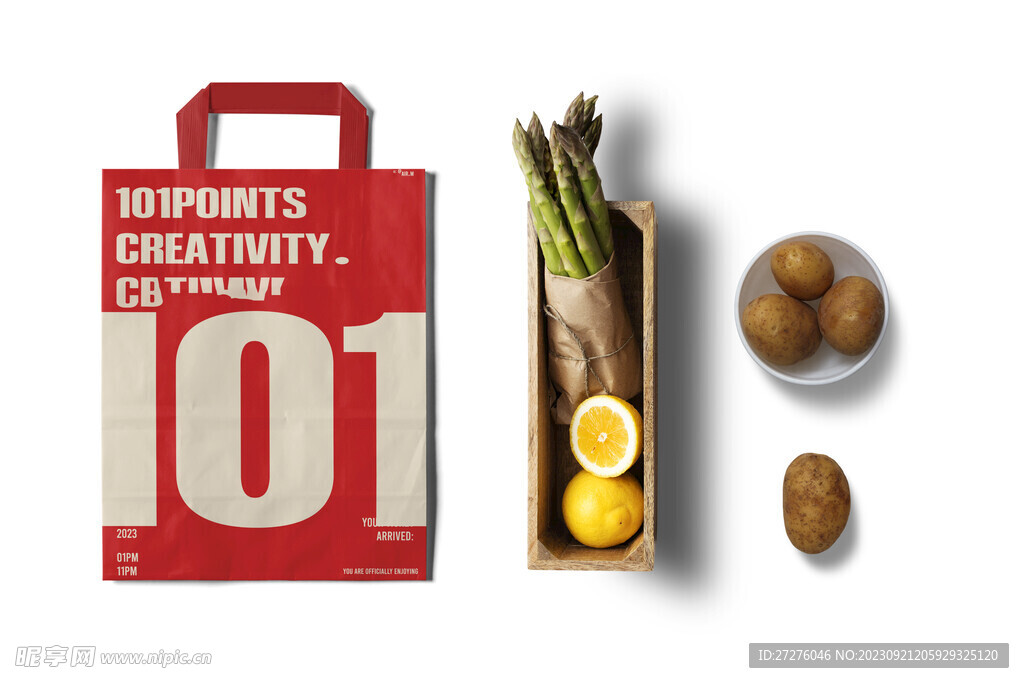 购物袋手提袋样机