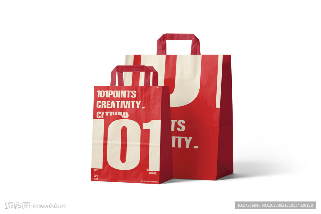 购物袋手提袋样机