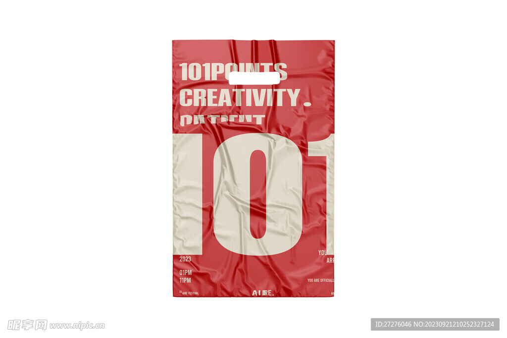 塑料袋购物袋样机