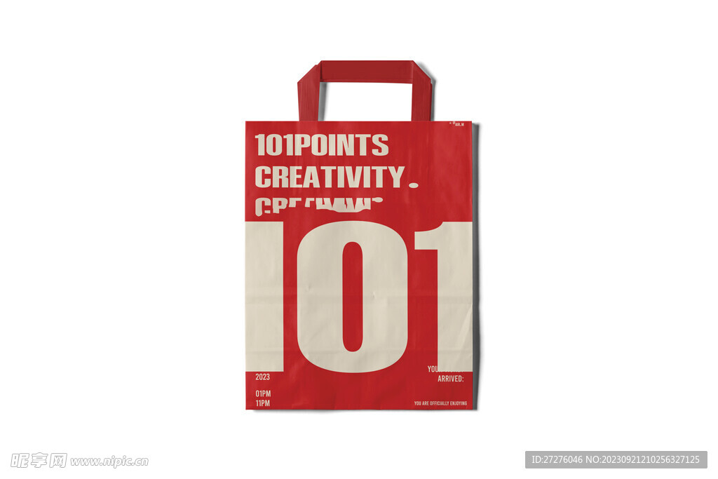 购物袋纸袋样机