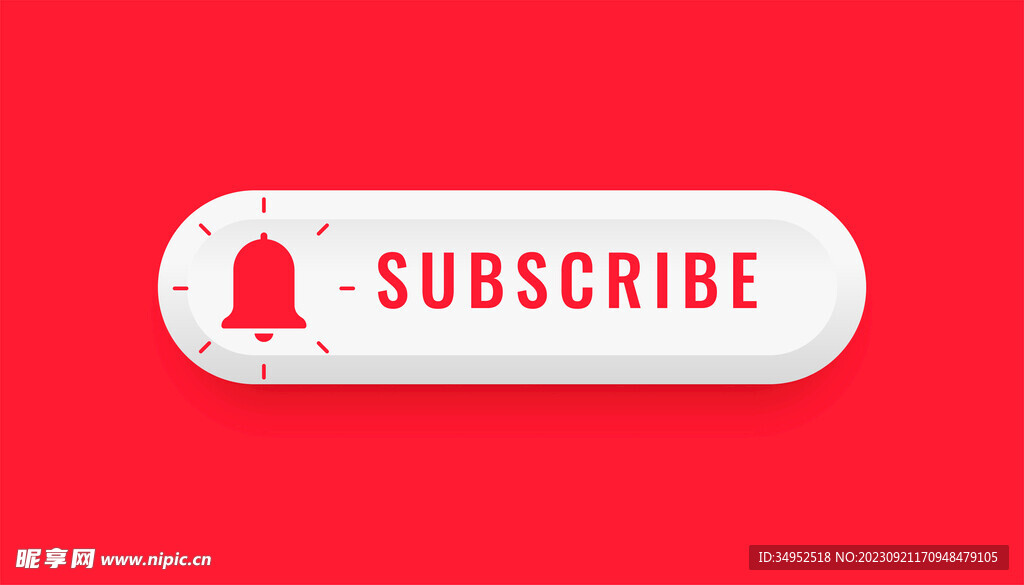 白色3D立体按钮