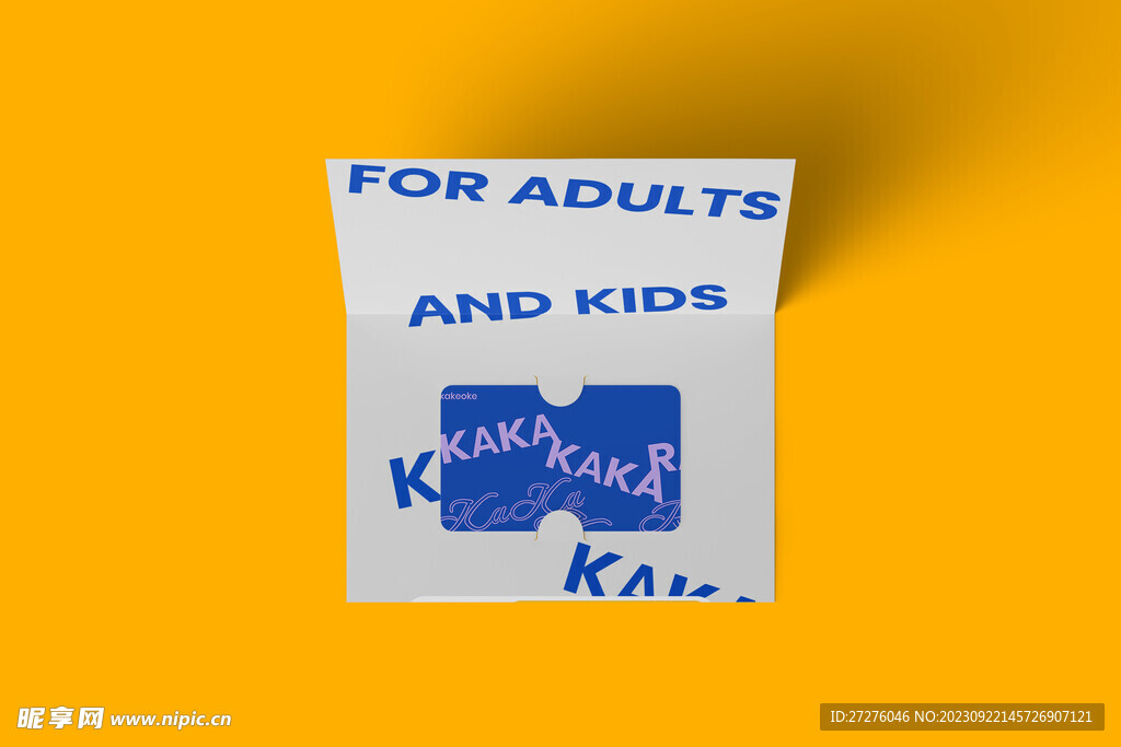 银行卡文件样机