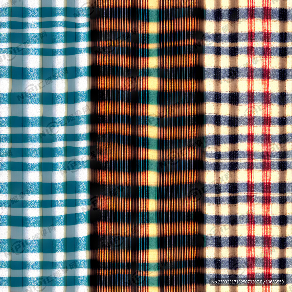 织布风格的线条格子