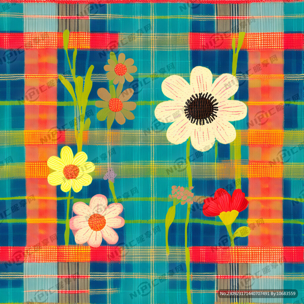 织布的线条格子