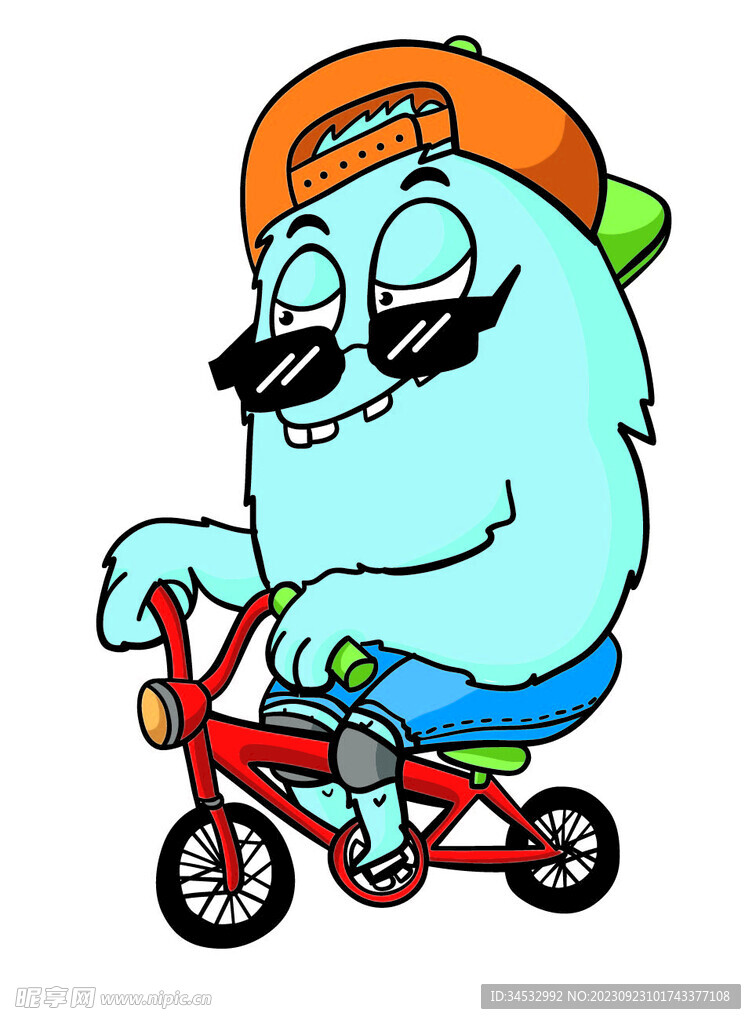 骑自行车的怪兽