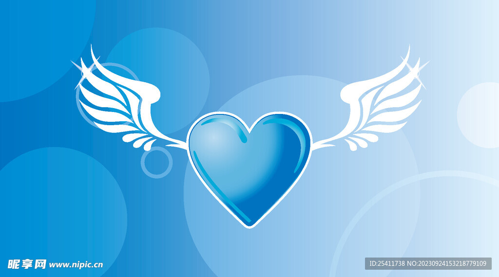 爱心翅膀