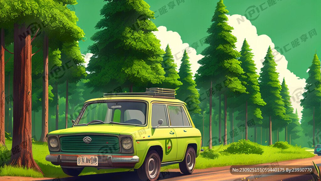 低碳生活 构图层次丰富 森林