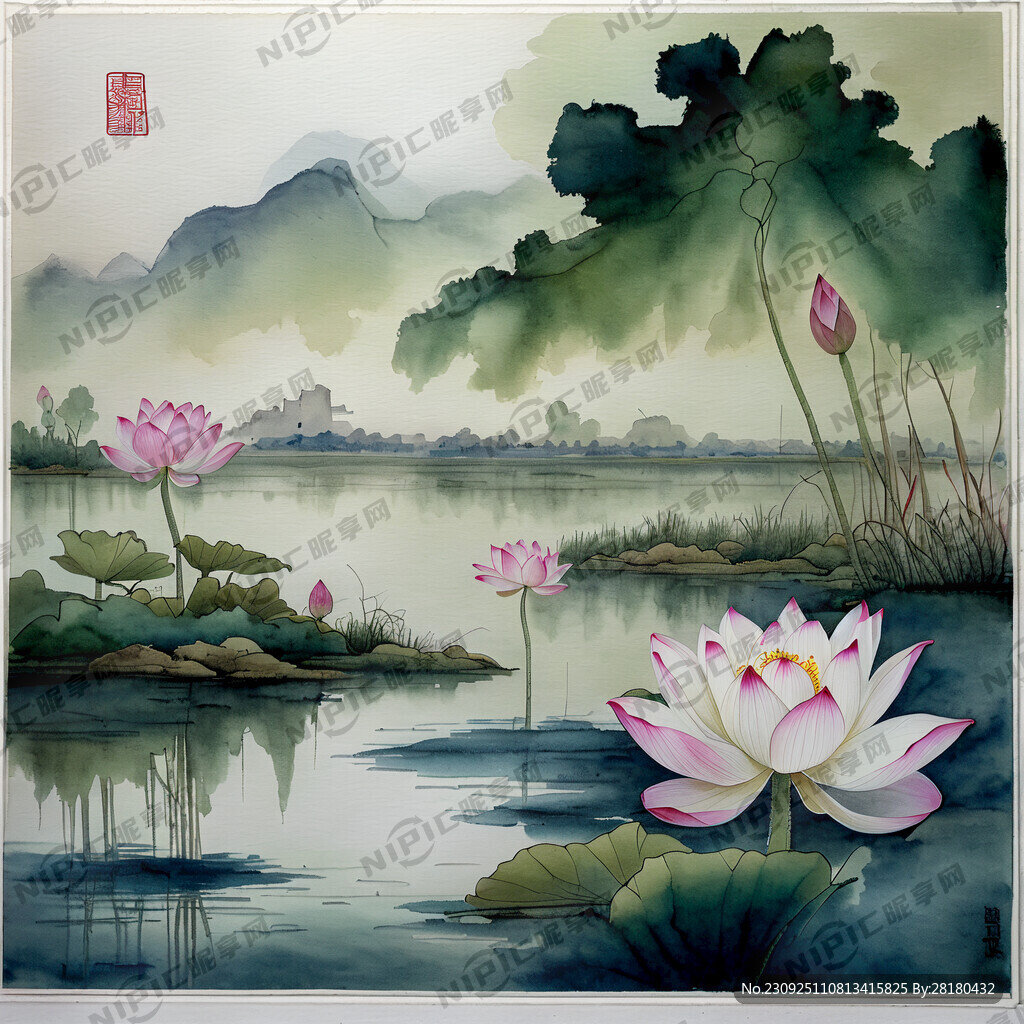 映日荷花别样红